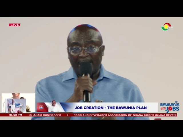 ⁣'I know what's like to be unemployed' - Dr Bawumia