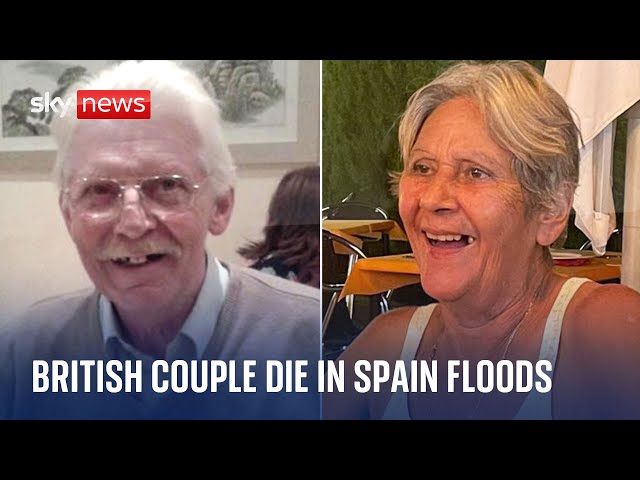 ⁣Spain floods: Missing British couple found dead