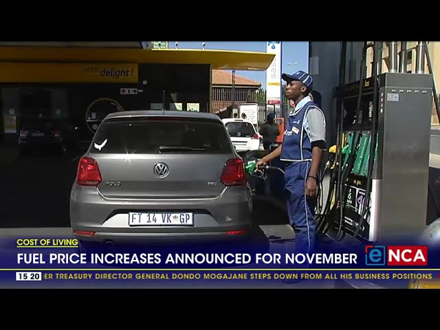 ⁣Fuel price increase to take effect from November 6