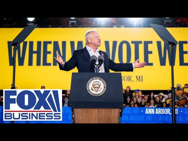 ⁣Gov. Tim Walz delivers remarks in Wisconsin