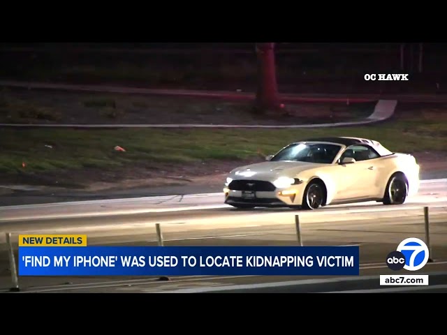 ⁣Kidnapping victim rescued after LA chase with help of Find My iPhone app