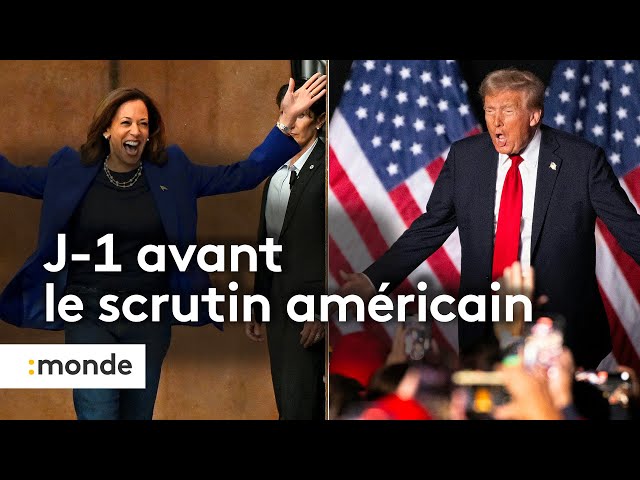 ⁣Kamala Harris et Donald Trump dans la dernière ligne droite