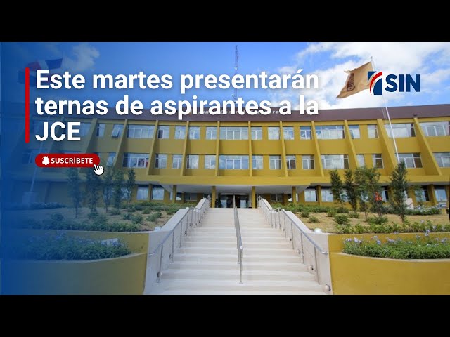 ⁣Este martes presentarán ternas de aspirantes a la JCE