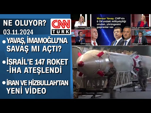 ⁣Yavaş, İmamoğlu'na savaş mı açtı? İran ve Hizbullah'tan yeni video - Ne Oluyor? 03.11.2024