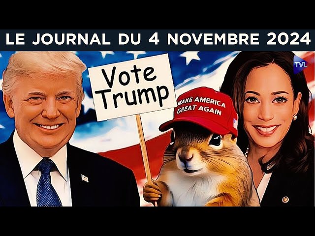 ⁣Trump - Harris : vers la revanche de l’Amérique ? - JT du lundi 4 novembre 2024