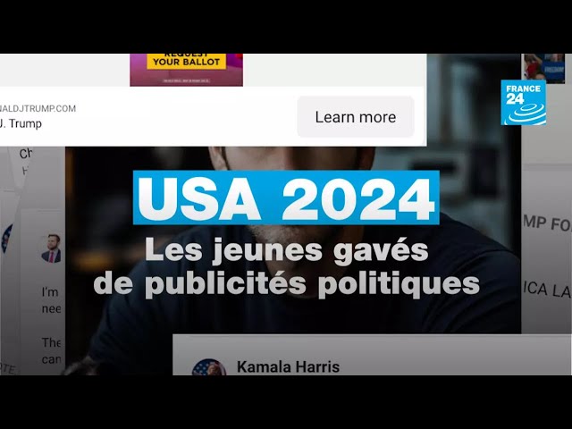 ⁣Présidentielle américaine : les jeunes gavés de publicités politiques • FRANCE 24