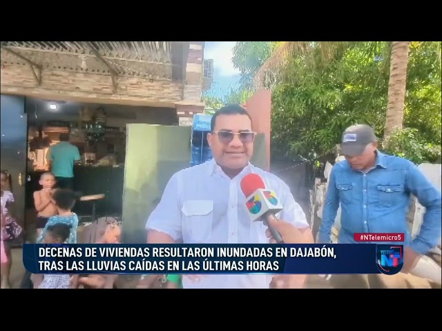 ⁣Decenas de afectados en Dajabón tras las lluvias registradas por vaguada