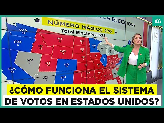 ⁣Elecciones en Estados Unidos: ¿Cómo funciona el sistema de votos?