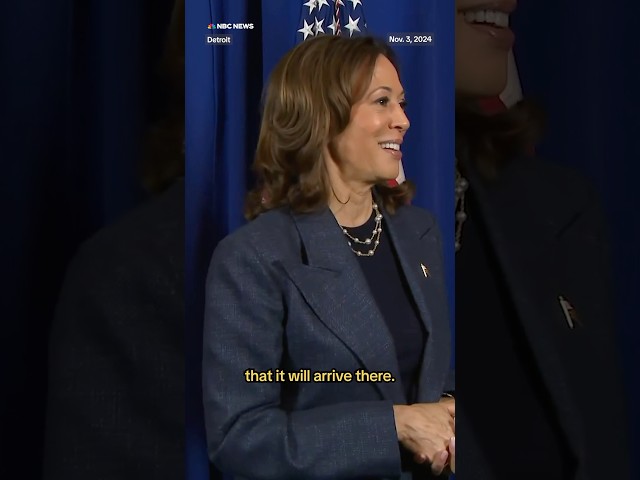 ⁣Kamala Harris says she completed her ballot and mailed it back to California