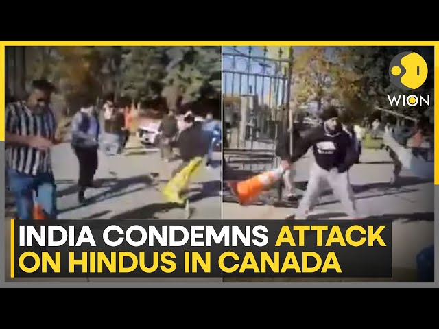 ⁣India Condemns Attack on Hindu Devotees in Canada's Brampton | Latest English News | WION