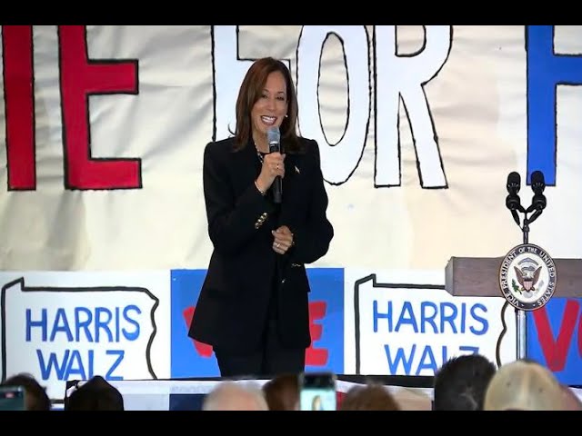 ⁣LIVE: Vice President Kamala Harris holds campaign rally in Scranton, PA