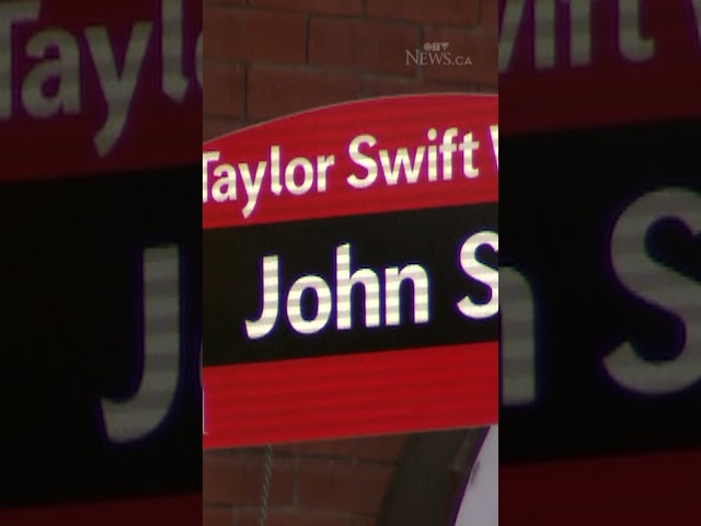 ⁣Toronto unveils 'Taylor Swift Way' ahead of Eras tour