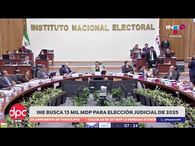 ⁣El INE busca 13 mil mdp para la elección de la reforma judicial | DPC con Paola Rojas