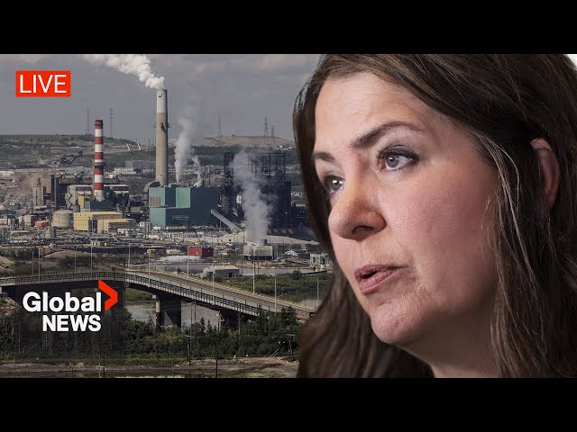 ⁣Alberta Premier Danielle Smith responds to Ottawa's carbon emissions cut | LIVE