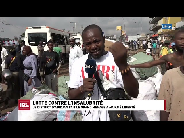 ⁣Déguerpissement à Adjamé Liberté.