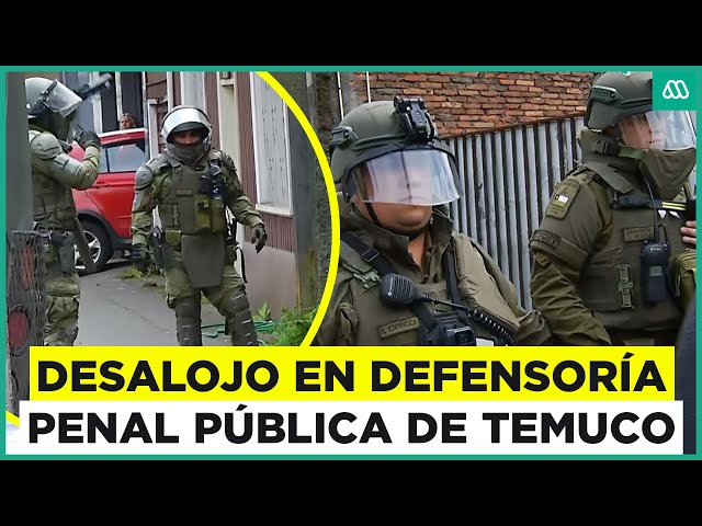 ⁣Desalojan defensoría penal pública en la región de la Araucanía