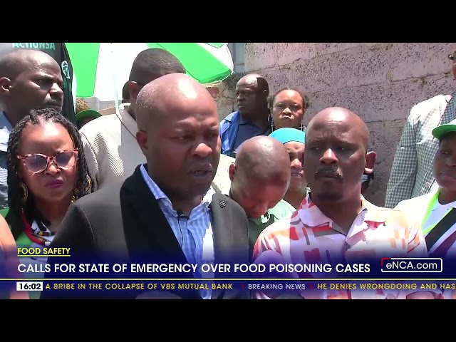 ⁣Gauteng calls for state of emergency over food poisoning cases