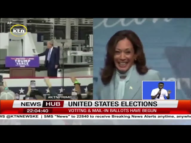 ⁣Kamala Harris & Trump scrambling for swing votes, Voting & Mail-in ballots have begun