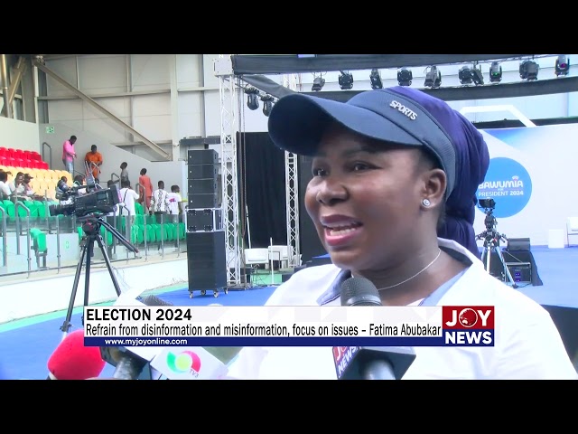 ⁣Election 2024: Refrain from disinformation and misinformation, focus on issues – Fatima Abubakar.