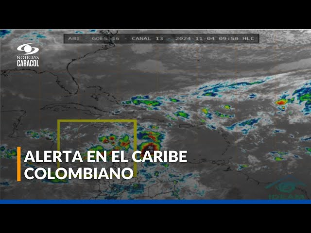 ⁣Así está la situación por alerta de tormenta tropical en el Caribe colombiano