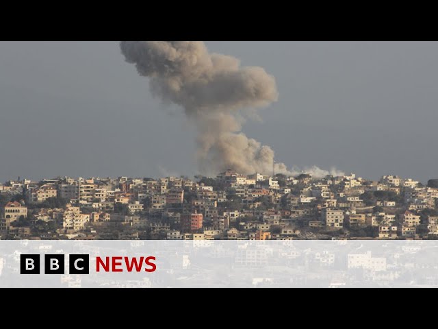 ⁣Hospital remains open in evacuated Lebanese city amid Israeli attacks | BBC News