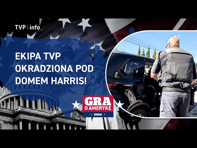 ⁣Ekipa TVP okradziona pod domem Kamali Harris! | WYBORY W USA