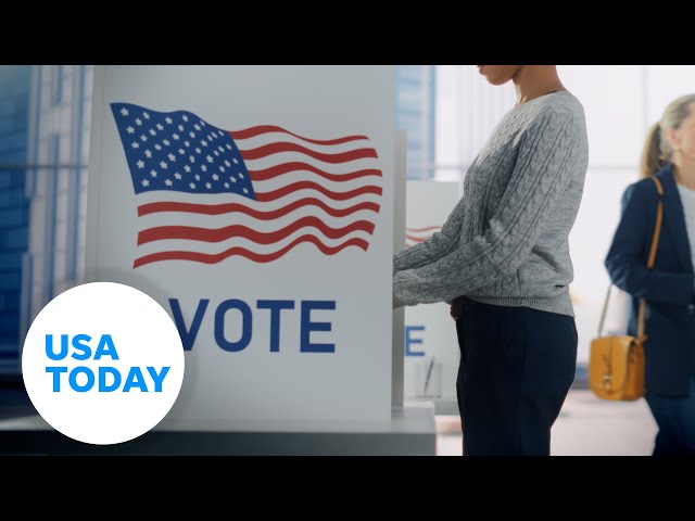 ⁣Your vote is private, but if you've voted in the election is public | USA TODAY