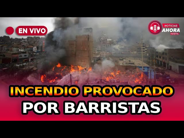 ⁣⚠️ Pelea de barristas de Universitario y Alianza habría provocado gran incendio en La Victoria