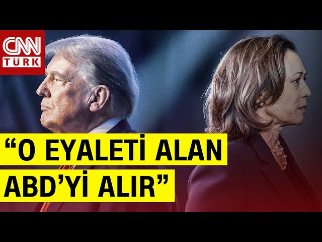 ⁣43 Eyaletin Kazananı Belli! ABD'nin Kaderi O 7 Eyaletin Elinde!