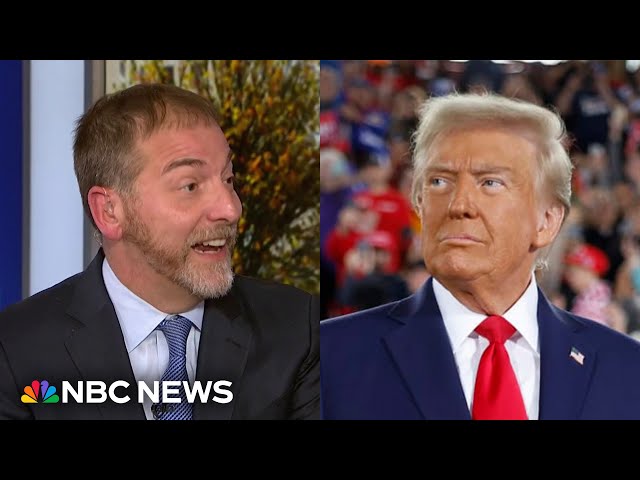 ⁣Chuck Todd: A Trump victory means ‘he got younger men to show up’ for the election