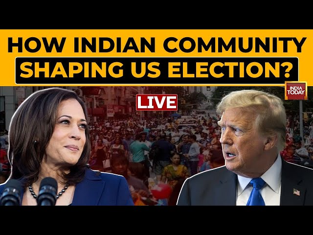 ⁣US Election 2024 Live News | Influence Of Indian-American Community In US Election | Harris Vs Trump