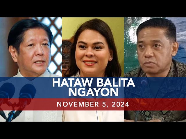 ⁣UNTV: Hataw Balita Ngayon |   November 05, 2024