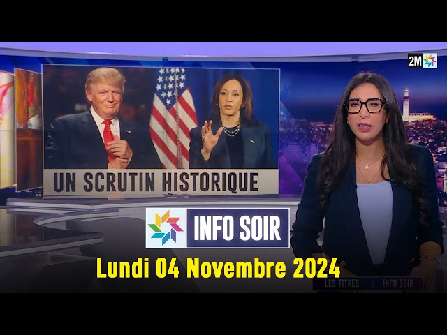 ⁣Info soir : Lundi 04 Novembre 2024