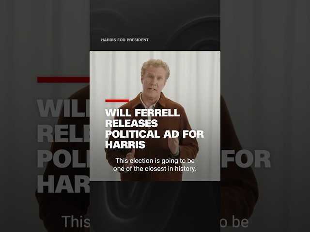 ⁣Will Ferrell releases political ad for Harris