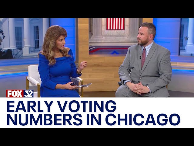 ⁣Breaking down the early vote numbers in Chicago