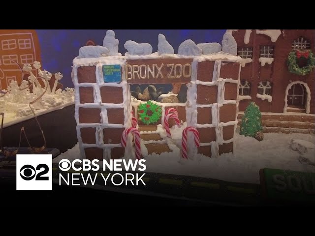 ⁣Gingerbread bake-off recreates New York City landmarks