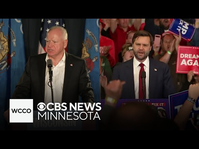 ⁣VP candidates spend final day campaigning in Wisconsin