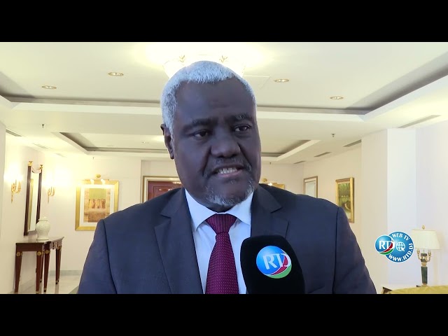 ⁣Présidence/ Réaction du Président de la Commission Africaine Mr. Moussa Faki Mahamat