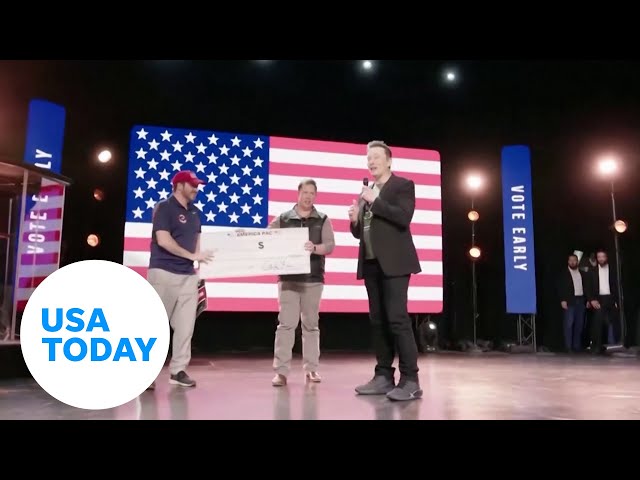 ⁣Judge won't block Musk's $1 million election giveaways | USA TODAY