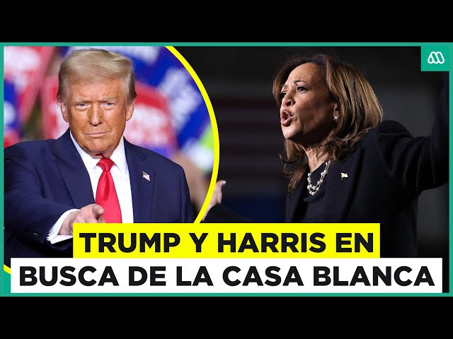 ⁣Elecciones en Estados Unidos 2024: El cierre de campaña de Kamala Harris y Donald Trump