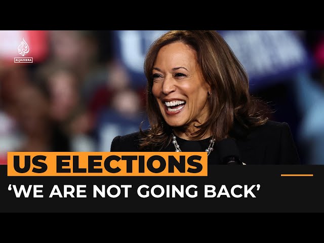 ⁣“We are not going back”: Harris rallies supporters on eve of election | AJ #Shorts