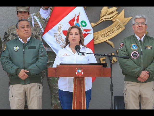 ⁣Presidenta Boluarte le 'declara la guerra' al terrorismo, narcotráfico y delincuencia