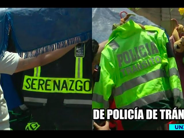 ⁣¡Exclusivo! Indumentaria de serenazgo, Bomberos y Policía se ofrecen desde S/5 en 'cachina'