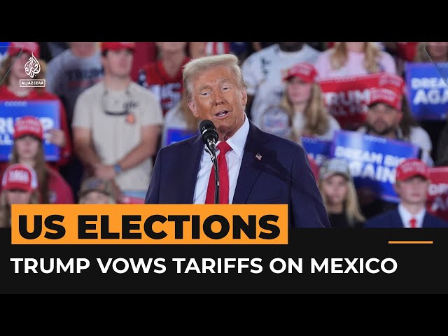 ⁣Trump vows tariffs on Mexico over border issues | AJ #Shorts