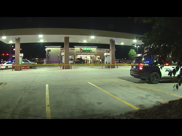 ⁣DA releases video, says Aurora 7-Eleven security guard shot in self defense