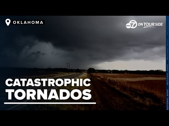 ⁣The power of mother nature on full display hours after tornados catastrophe