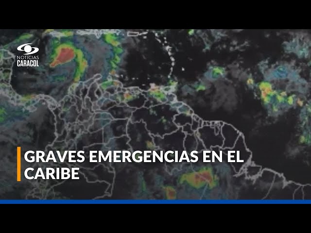 ⁣Esto es lo que pasa en el Caribe colombiano con la tormenta tropical Rafael