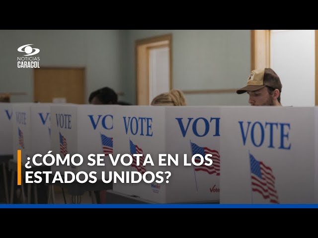 ⁣Así funciona el sistema electoral en los Estados Unidos: estos son los estados clave