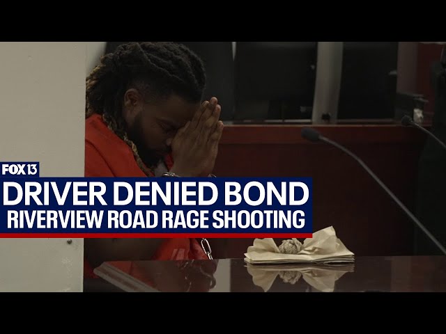 ⁣Riverview road rage shooting: Bond hearing for suspect