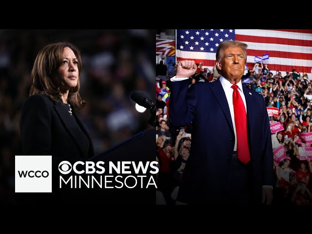 ⁣Trump and Harris make final campaign pushes on eve of election